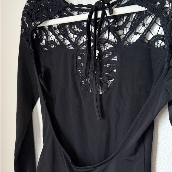 For Love & Lemons Penelope Lace Crochet Bodysuit - Picture 7 of 9